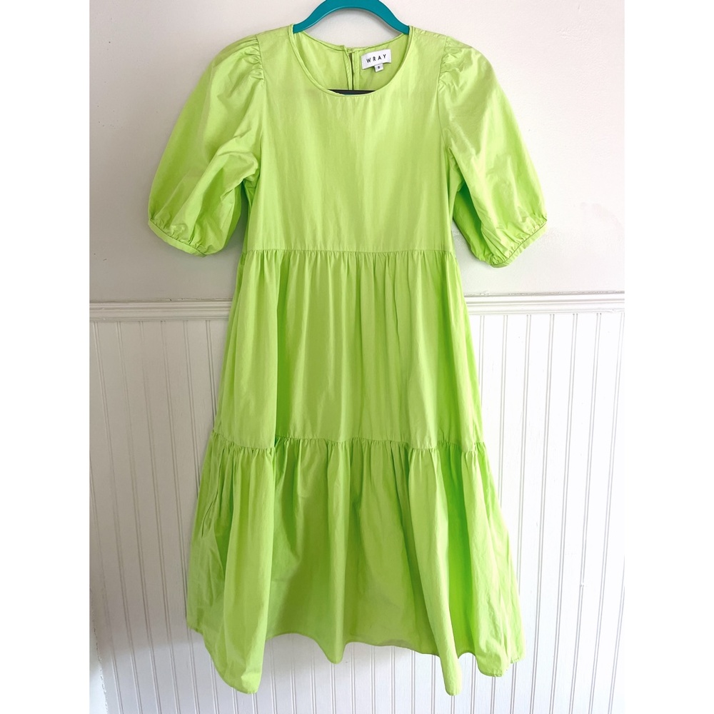 Wray NYC Rosemary Dress in Limeade Green Small NWOT